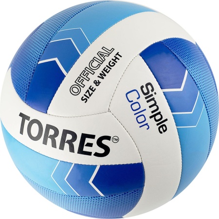 Купить Мяч волейбольный Torres Simple Color любительский р.5 в Мценске 